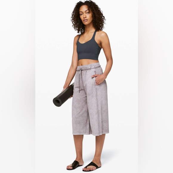 lululemon athletica Pants - Lululemon - Inner Glow Culotte - Washed Half Moon - 12 - W6AWMS